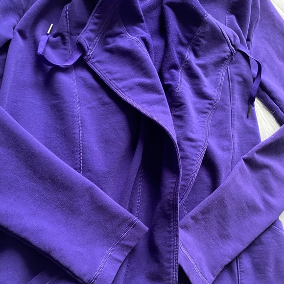 *sold* Lucy Draped Athletic Cardigan - Picture 4 of 4